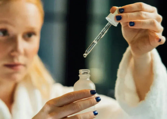women using serum