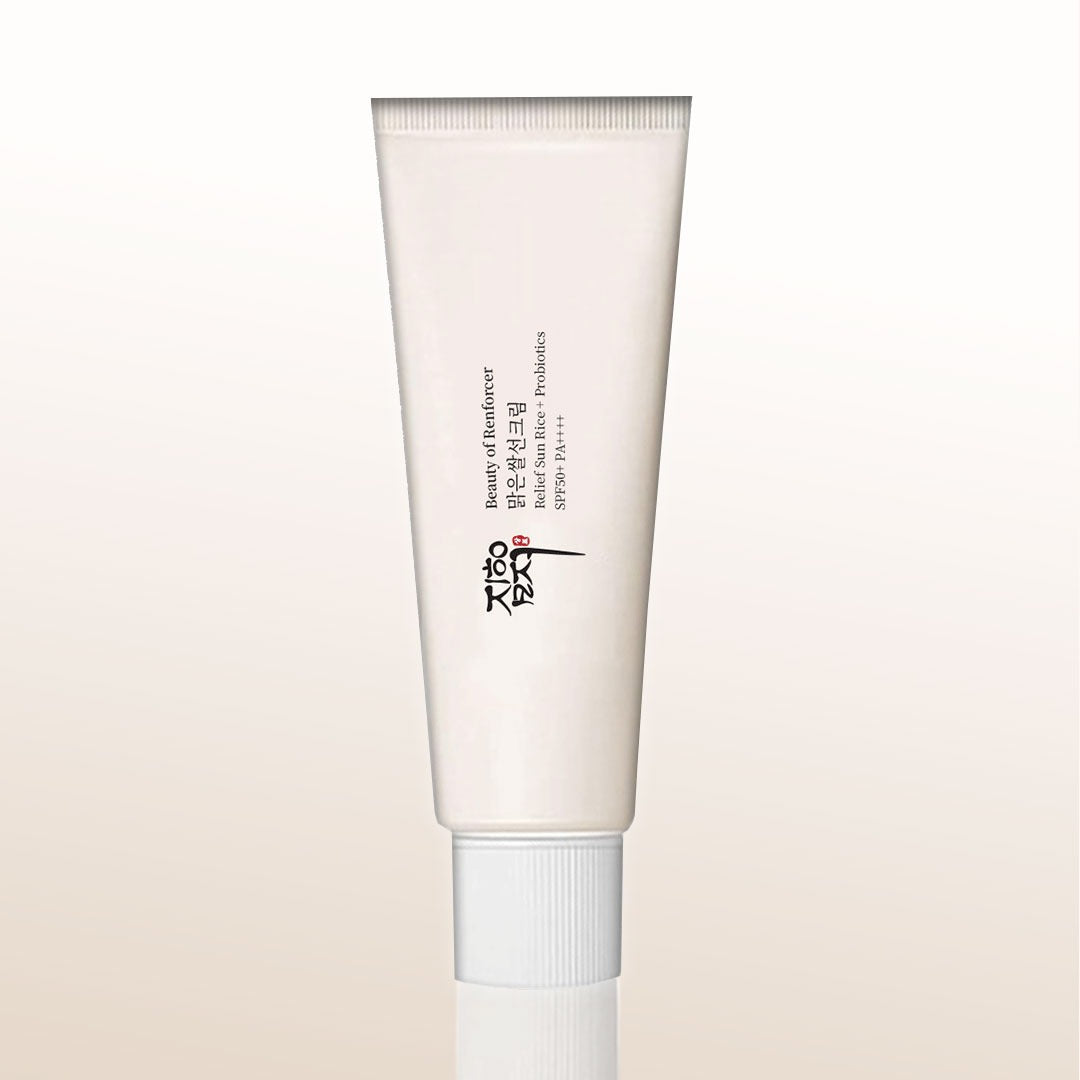 RELIEF SUNSCREEN RICE + PROBIOTICS SPF50+  PA+++  – Lightweight UV Defense