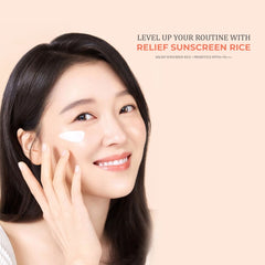 RELIEF SUNSCREEN RICE + PROBIOTICS SPF50+ PA+++